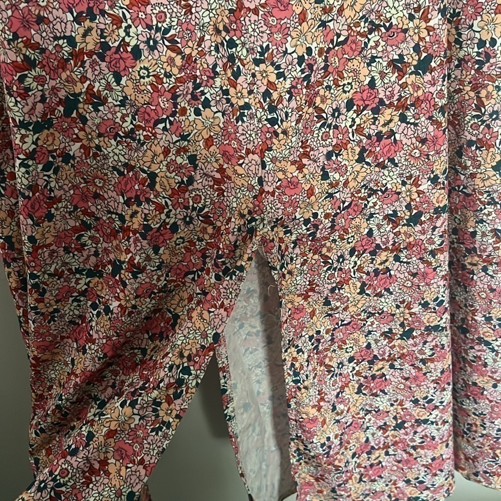 Im VELY floral dress Korean dress - maxi dress long sleeves sun protection - Picture 6 of 9